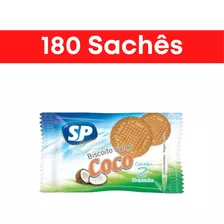 Biscoito Amanteigado Coco Sp Caixa Com 180 Sachês.