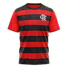 Camiseta Flamengo Shout Masculina - Vermelho E Preto