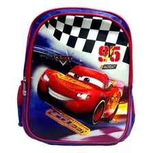 Mochila Cars Rayo Mcqueen Para 1 Y 2 Grado Escolar Primaria