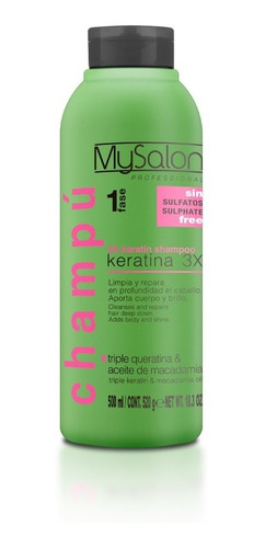Salerm Mysalon Shampoo Triple Keratina Y 500ml 
