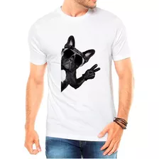 Camiseta Pet Cachorro Buldog T-shirt Camisa Regata 01