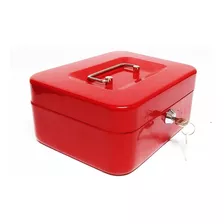 Cofre Porta Valores Caja Dinero Monedero Nº 0 - Rojo 