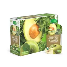 Happy Baby Clearly Crafted Organic Baby Food Stage 2 Manzana