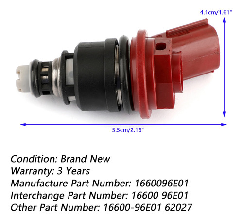 6 Inyector Combustible Para Nissan Maxima Infiniti I30 96-99 Foto 3