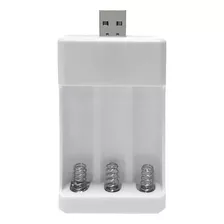 Cargador Usb Para Pilas Aa Y Aaa Para 3 Unidades