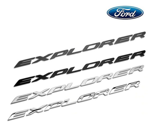 Emblema Ford Explorer Logo Frontal Capot 3d Foto 4