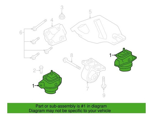 Soporte Motor Delantero 4.0l 4.4l Land Rover Lr3 2006-2009 + Foto 3