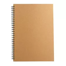 Cuadernos - Krafty Soft Cover Blank Notebook Journal, Spiral