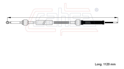 Cable Selector De Velocidades Para Volkswagen Polo 1.6l 2003 Foto 2