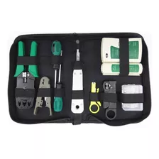 Kit Ferramentas 11x1 Repara De Rede Profissional Com Bolsa