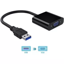 Adaptador Convertidor De Señales Usb 3.0 A Vga 1080p Video