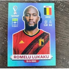 Romelu Lukaku Lamina Mundial Qatar 2022 Panini