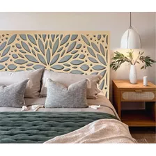 Mándala Respaldo De Cama 1,8 Moderno Decoración Hogar