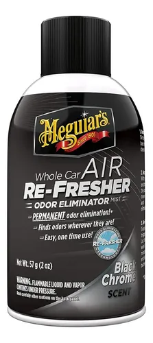 Tratamiento De Olores Meguiars Air Re-fresher Black Chrome Negro Black Chrome