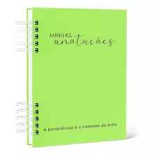 Caderno De Anotacoes 200 Paginas Colors | Limao Marinho