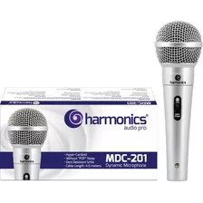 Microfone Dinâmico Supercardióide Harmonics Mdc201 Cabo 4,5m