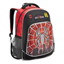 Mochila Escolar Menino Infantil Super Herói Spider Aranha