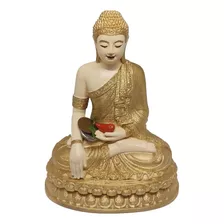 Buda Tailandês Iluminado Meditação Sabedoria Decoração Casa