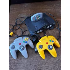 Nintendo 64 Original Com Super Mario E Dois Controles