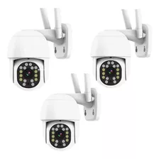 Pack X3 Camara Ip Wifi Exterior 1080p Inalambrica Hd