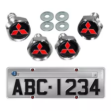 Kit 4 Parafusos De Placa Emblema Pajero Tr4 L200 Triton Asx