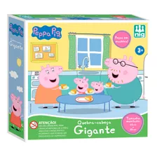 Brinquedo Quebra Cabeça Educativo Gigante Puzzle Peppa Pig 