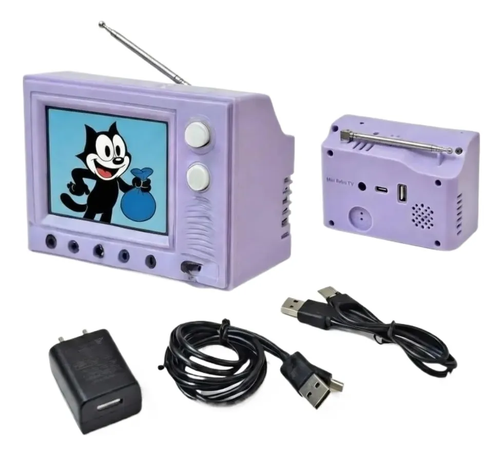 Tercera imagen para búsqueda de mini televisor portatil