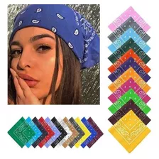 Pañoleta Bandana Diseño Estampada Colores Pañuelo