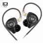 Fone De Ouvido In-ear Gamer Kz Edx Pro X Sem Microfone Preto