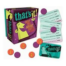 Gamewright That's It! Just The Right Party Game