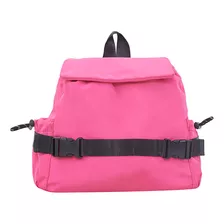 Mochila Mujer Nylon Fucsia Corona