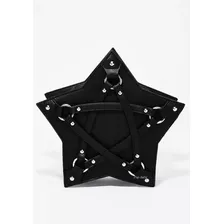 Bolso De Hombro Con Forma De Pentagrama Gótico Oscuro