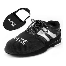 Kaze Sports Patines Para Zapatos De Bolos, Negro