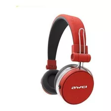 Audífonos Con Diadema Awei A700bl Hifi Inalámbricos Bt Color Rojo