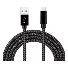 Cable Usb C Para Carga Rápida De Nylon Trenzado Alta Calidad