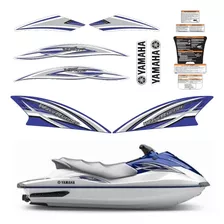 Kit Adesivos Jet Ski Para Yamaha Vx 110 14812 Cor Azul/cinza