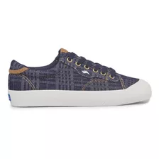 Zapatilla Mujer Crew Kick 75 Azul Keds