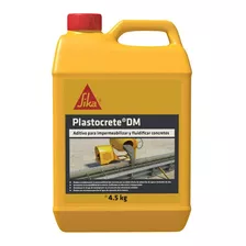 Sika Plastocrete Dm Aditivo Reductor De Agua 4.5 Kg