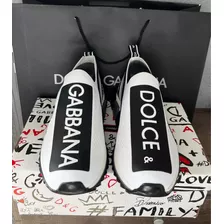 Tenis Sorrento Dolce Gabbana Blancos Tallas 24.5 A 27.5 Cm