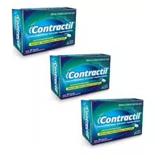 Contractil X 30 Cap Antihemorroidal Circulatorio - Combo X 3