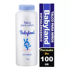 Babyland Talco Hipoalergénico Para Niños 100 Gr