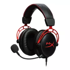 Headset Gamer Hyperx Cloud Alpha, Drivers 50mm, Black E Red