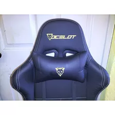 Silla De Escritorio Ocelot Ogs-01 Gamer Ergonómica Negra 