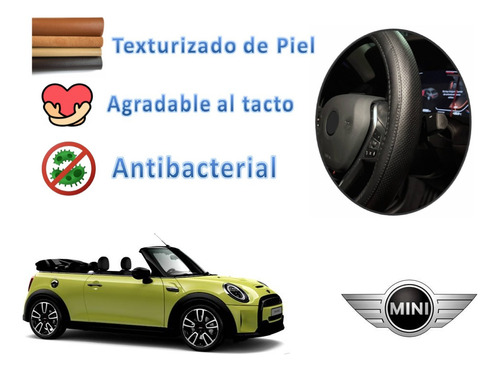 Tapetes 3d Logo Mini + Cubre Volante Convertible 2021 A 2023 Foto 6