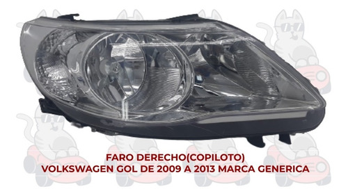 Faro Volkswagen Gol 2009-09-10-11-12-2013-13 Der Foto 2