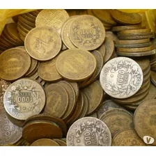 Lote 20 Vinte Moedas Antigas 1000 Réis 1927 Fazer Alianças