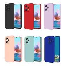 Carcasa Para Xiaomi Redmi Note 12 5g Goma Color