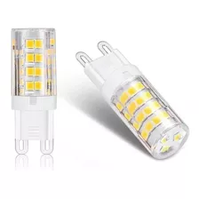 Kit 10 Lâmpadas Led Halopin G9 5w Branco Frio Branco Quente