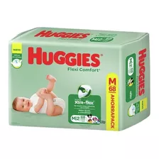 Pañales Huggies Flexi Comfort M 68 u