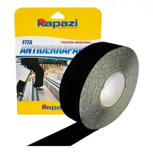 Fita Antiderrapante Lixa 50mm X 20m Preto Piso Prova Água